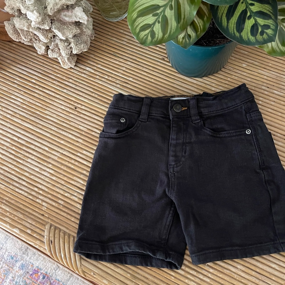 Zara Black Jean Shorts
